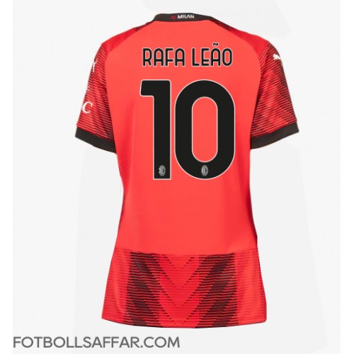 AC Milan Rafael Leao #10 Hemmatröja Dam 2023-24 Kortärmad